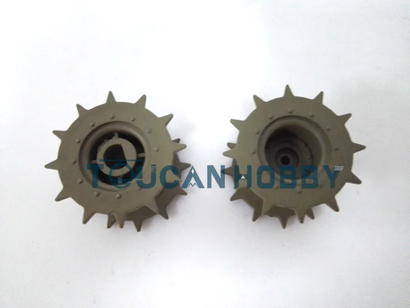 1 Pair Heng Long 1/16 RC Spare Part Walker Bulldog RC Tank 3839 Plastic Sprockets Driving Wheels DIY Toy Model TH00238