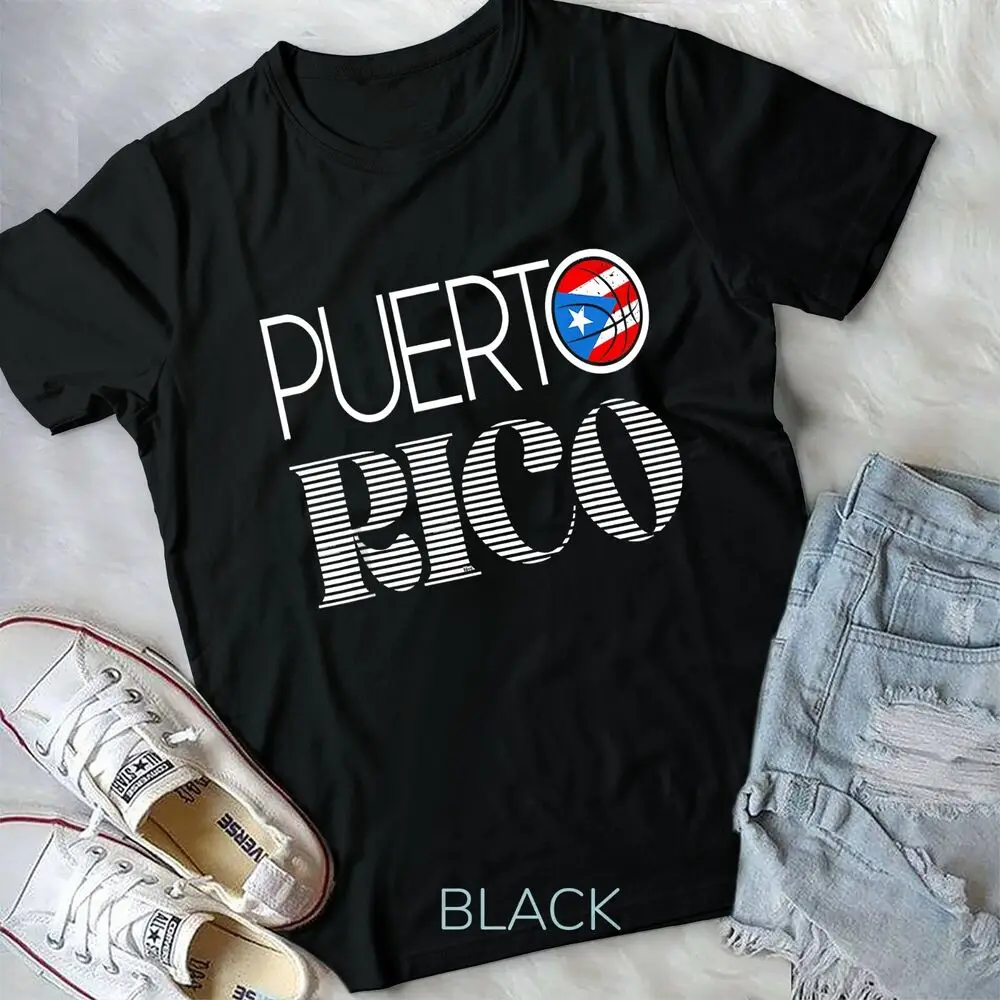 Puerto Rico Basketball Boricua Puerto Rican Flag T-Shirt Unisex T-shirt High Quality 100%Cotton Short Sleeve