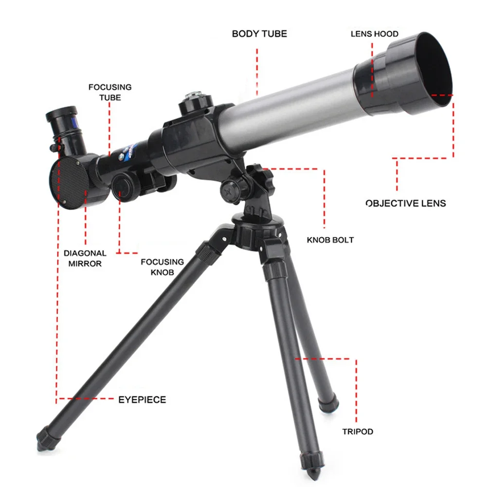 Professional Student Telescope Educational Astronomical Refractor Monocular Long Range Binoculars Science Teaching Aids Eyepiece