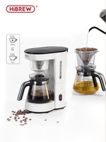 HiBREW 3 in 1 America Drip Coffee Machine Pour Over Coffee Maker Glass Teapot Hot Tea Maker  750ML H12