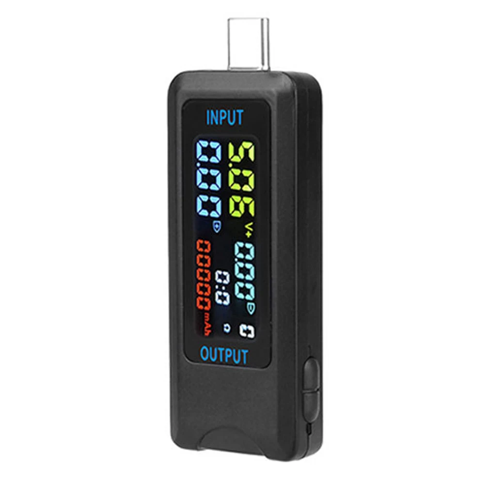 USB Voltage Current Meter 10 In 1 Power Analyzer For C Fast Charging Protocol Detection LCD Display Tool