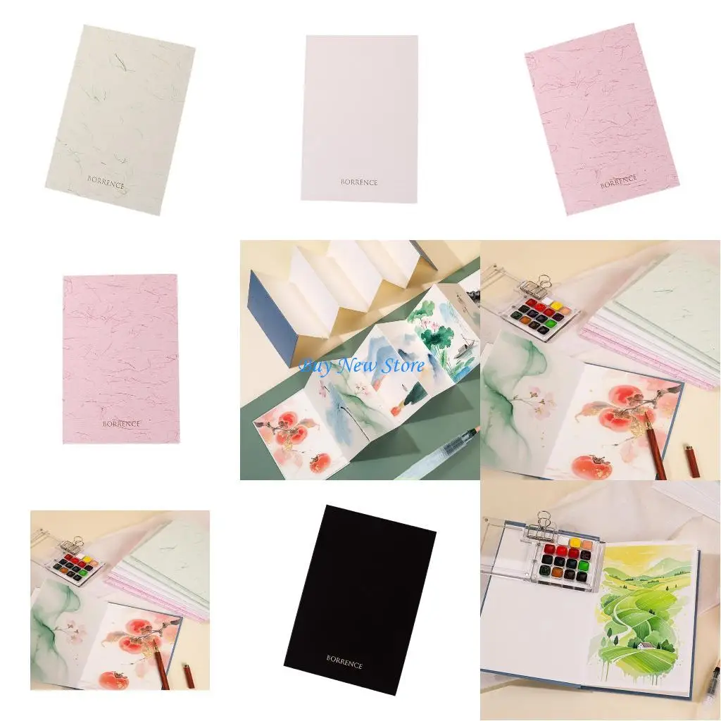 

20CE Archival Quality Accordions Fold Art Notebook Paper for Long Term Preservations