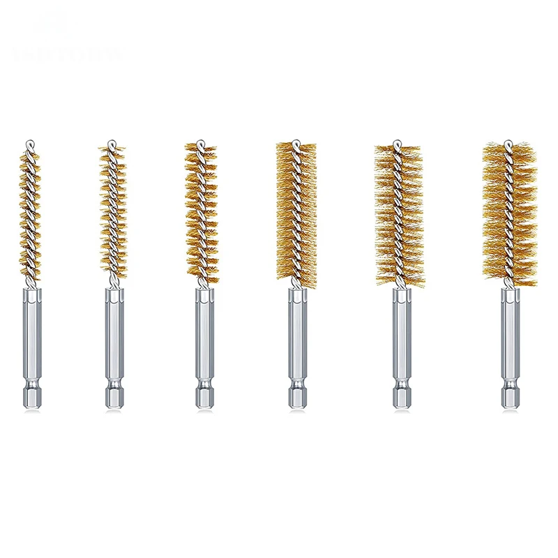 Stainless Steel Drilling Brush Twisted Wire Stainless Steel Cleaning Brushes For Electric Drill Impact Tool Cleaning