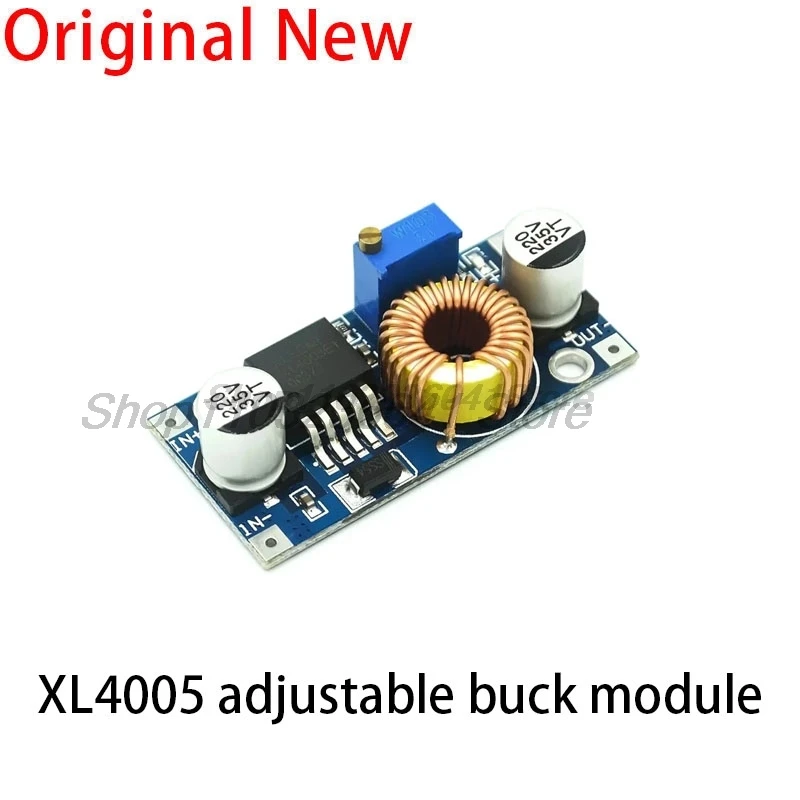 Módulo de alimentação ajustável Step-Down, grande corrente, grande poder, além LM2596, XL4005, DSN5000, 5A, 75W, 1Pc