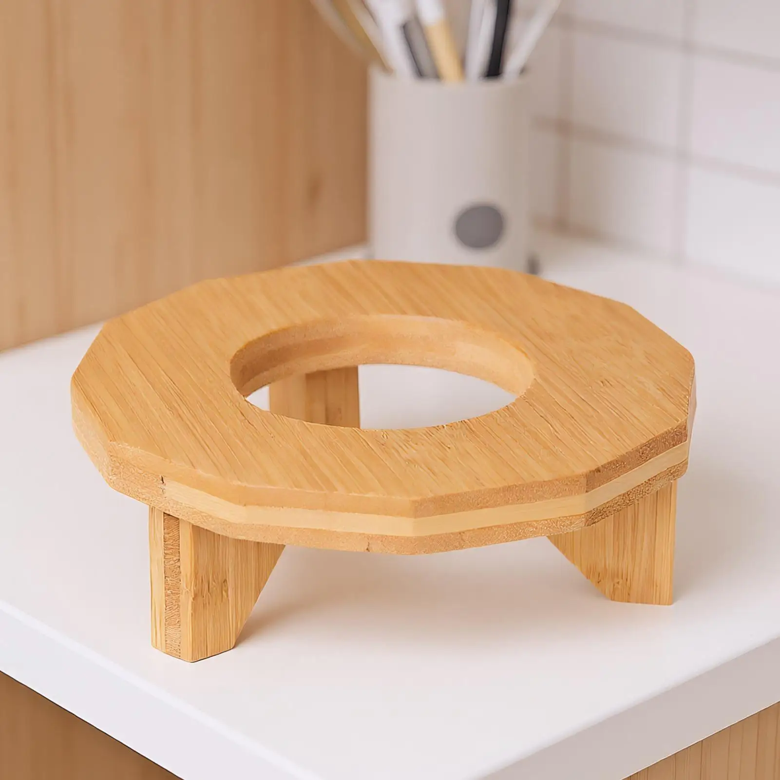 Drewniany stojak na piłki do koszykówki, dekoracyjny stojak na piłki do siatkówki, ekspozytor na piłki do koszykówki na półkę, do pokoju, garażu, dla dzieci, nastolatków, do salonu.