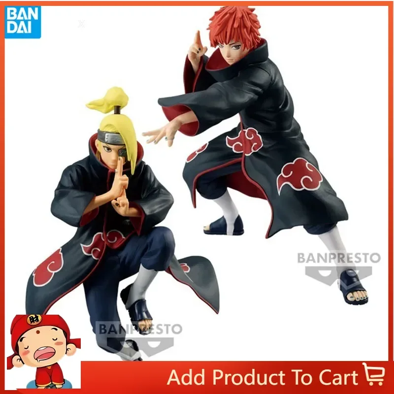 

In Stock Original Bandai Vibration Stars Anime Naruto Shippuden Sasori Deidara Figure Model Boxed Toy Ornaments Gift