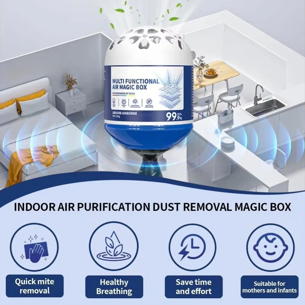 Creativity Multi Functional Air-Magic Box Strong Suction Indoor Airs Purification Dust Removal Magics Box Automatic Dusting Box