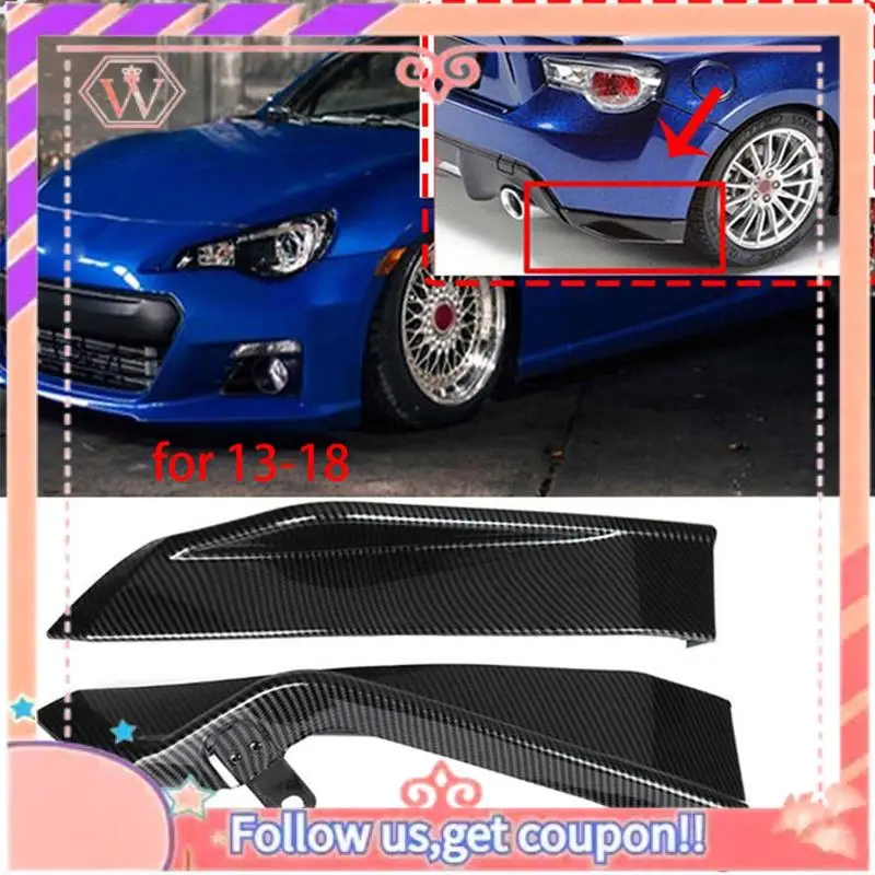 

A88U-1 Pair Of Car Rear Spoilers Rear Corner Protectors For Toyota Subaru 13-18 Decorative Modification Parts