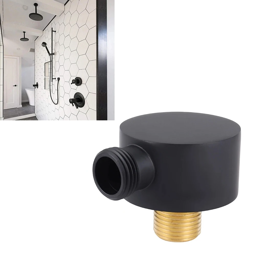 Shower Head Support Adapter 2 External Thread Wall Mount Spout For Handheld Shower System Bathroom Home Improvement
