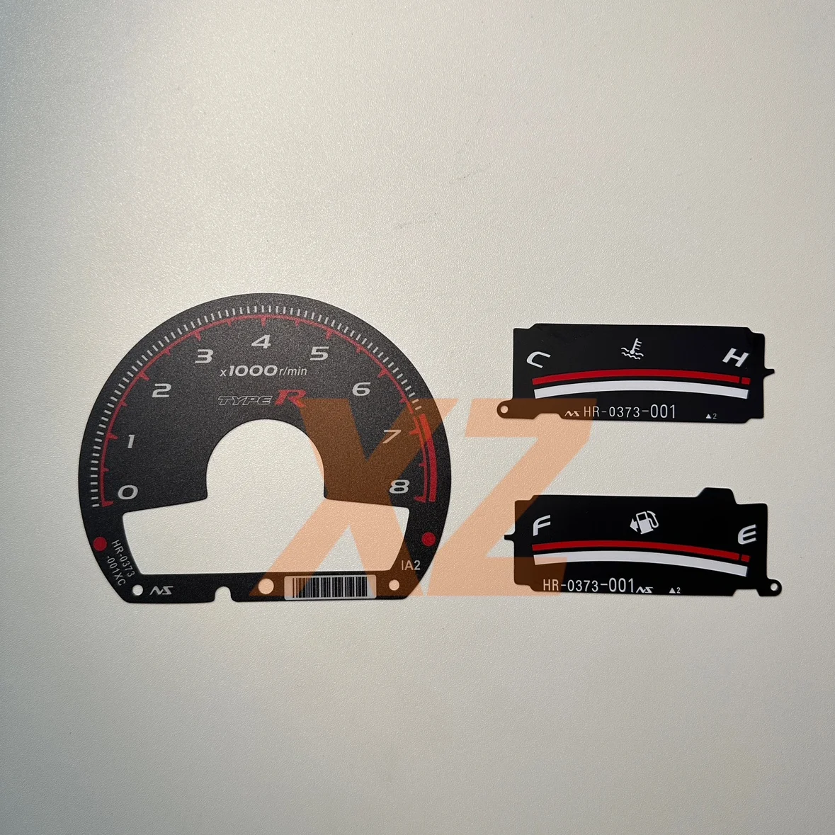 1pc for Honda 8th Civic ciimo Instrument Paper Dashboard Modification FD2 Red Backlight Silver Black Guide Installation