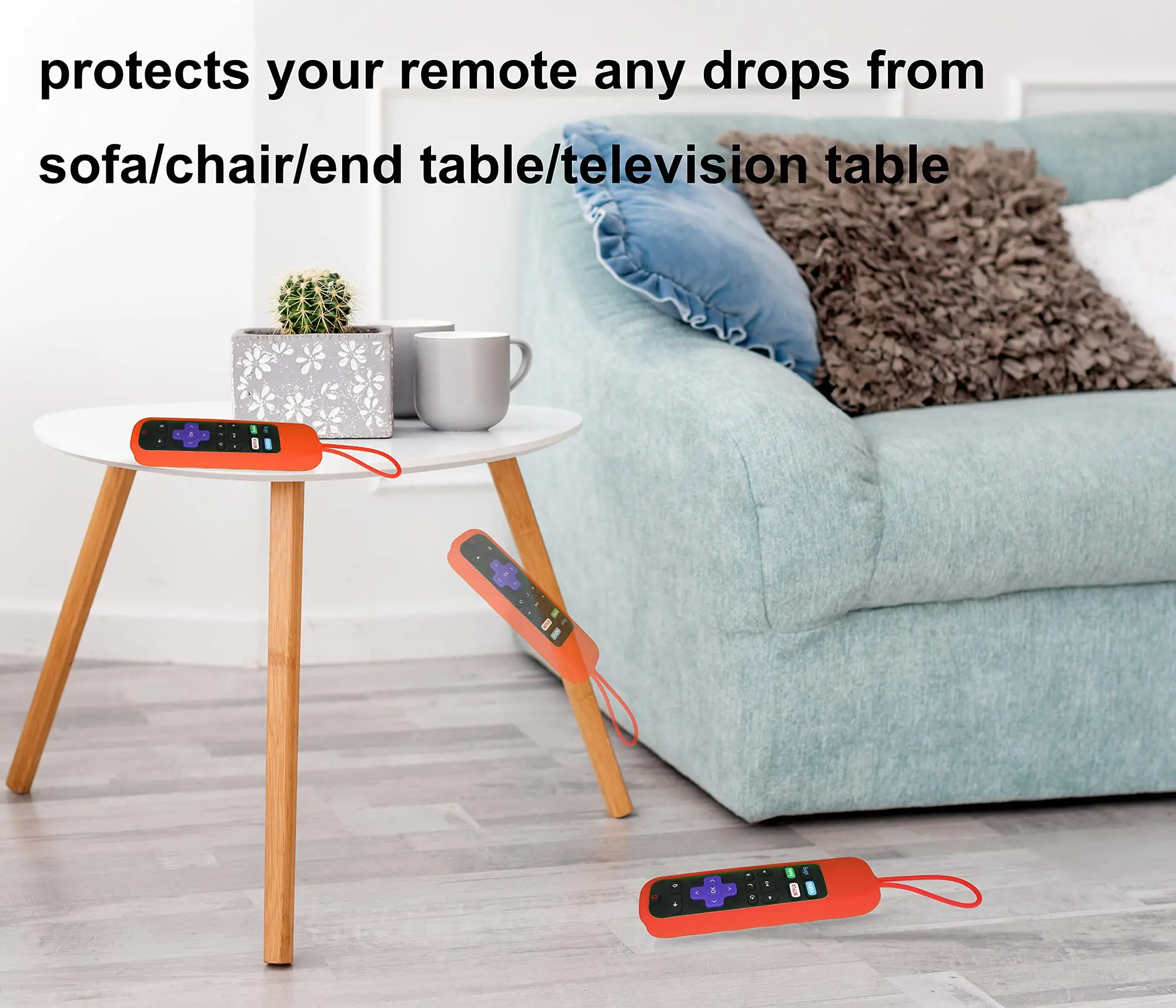 Coque de télécommande en silicone pour TCL Hisense, Roku Express, Streaming Stick, Premium, Smart TV Remote Case, Skin Sleeve