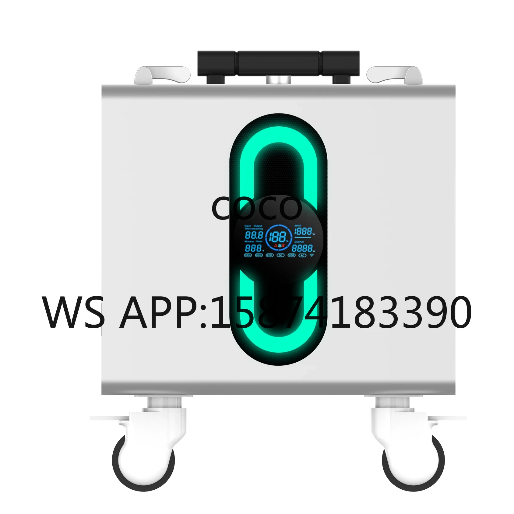 Outdoor Portable Battery Powered Speaker, 2000W High Power HiFi Sound System for Travel Camping Home