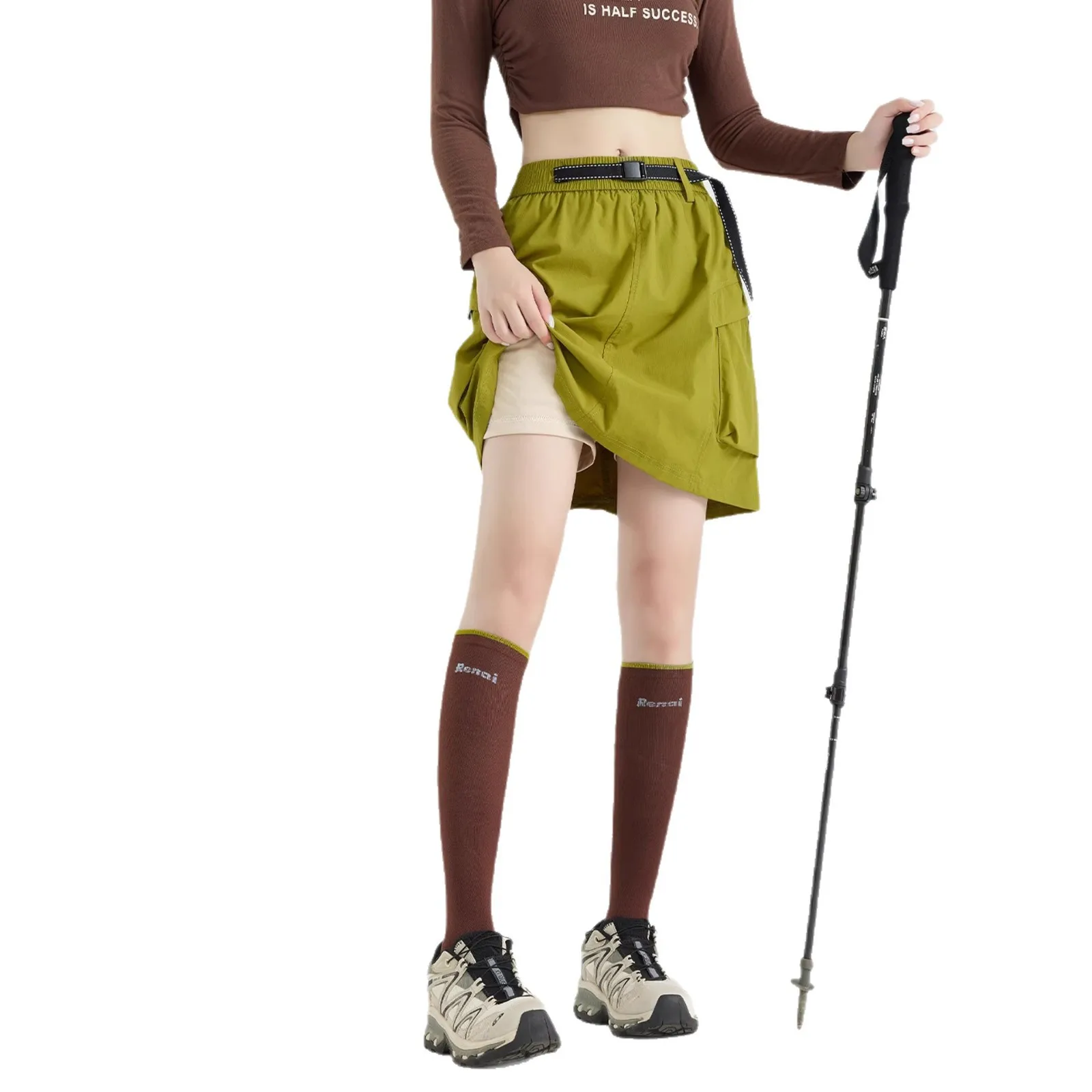2026 New Spring Summer Women Cargo Skirt Quick Dry Outdoor Sports Skort Mini Skirt for Petite Girls