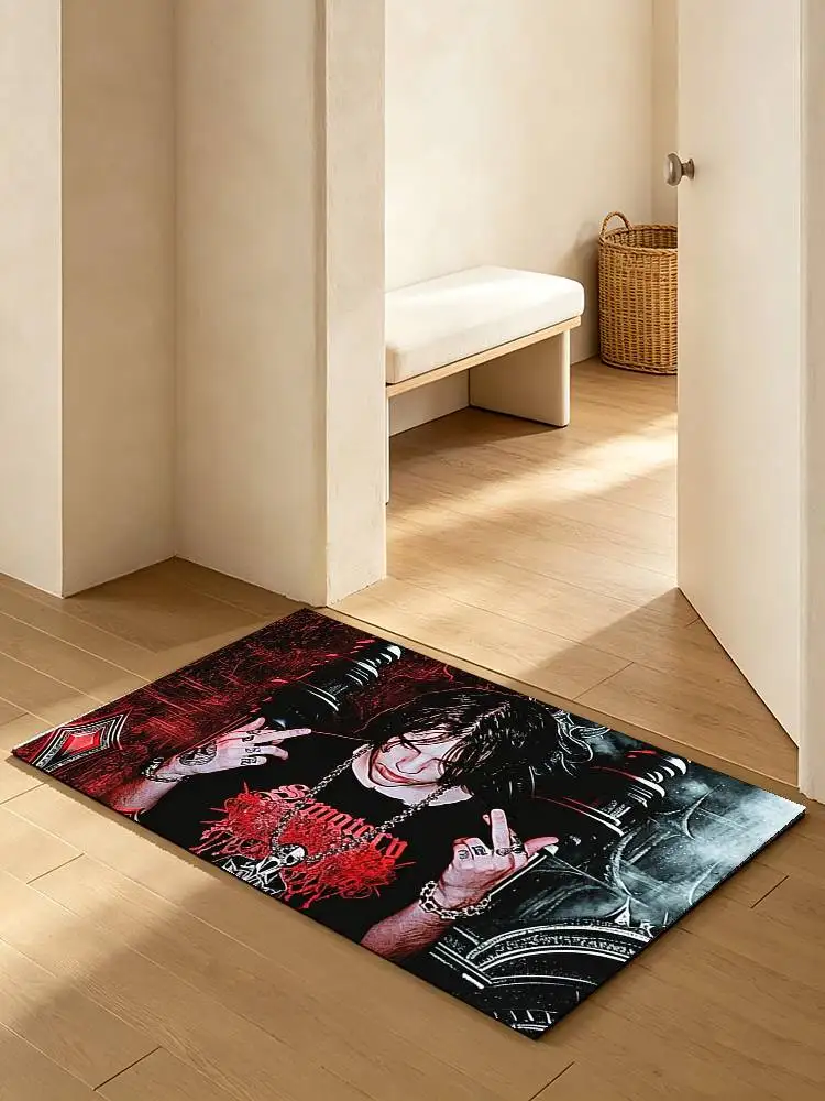 Grave Sematary H-Haunted M-Mound Soft Absorbent Decorative Floor Mat for Bathroom Entryway Living Room