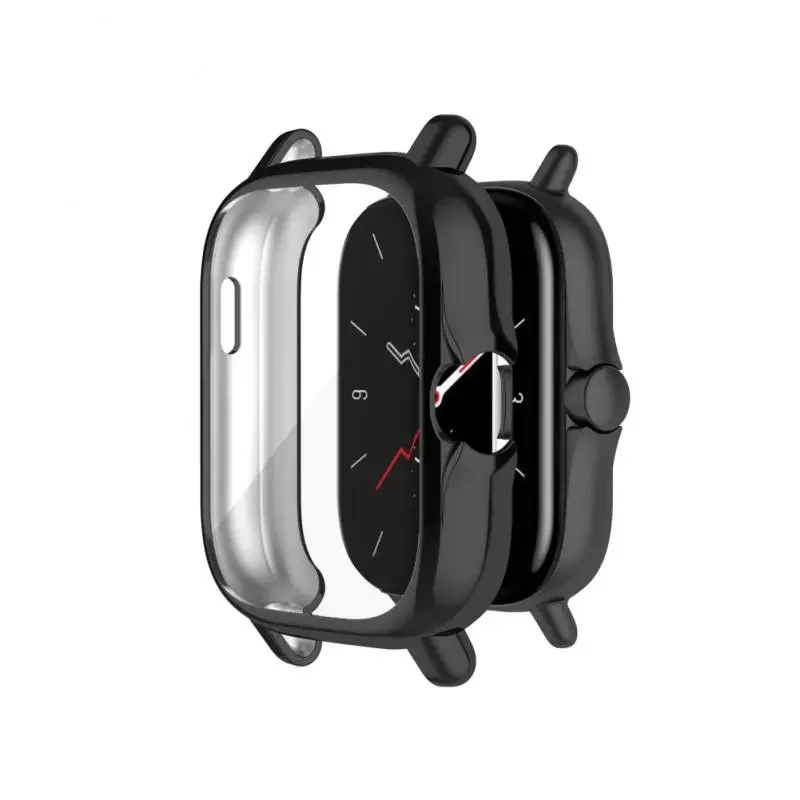 Soft Protective Cover For Huami Amazfit GTS 3 Case Full Screen Protector Shell Bumper Plated Cases For GTS3 GTS2 2 2E E