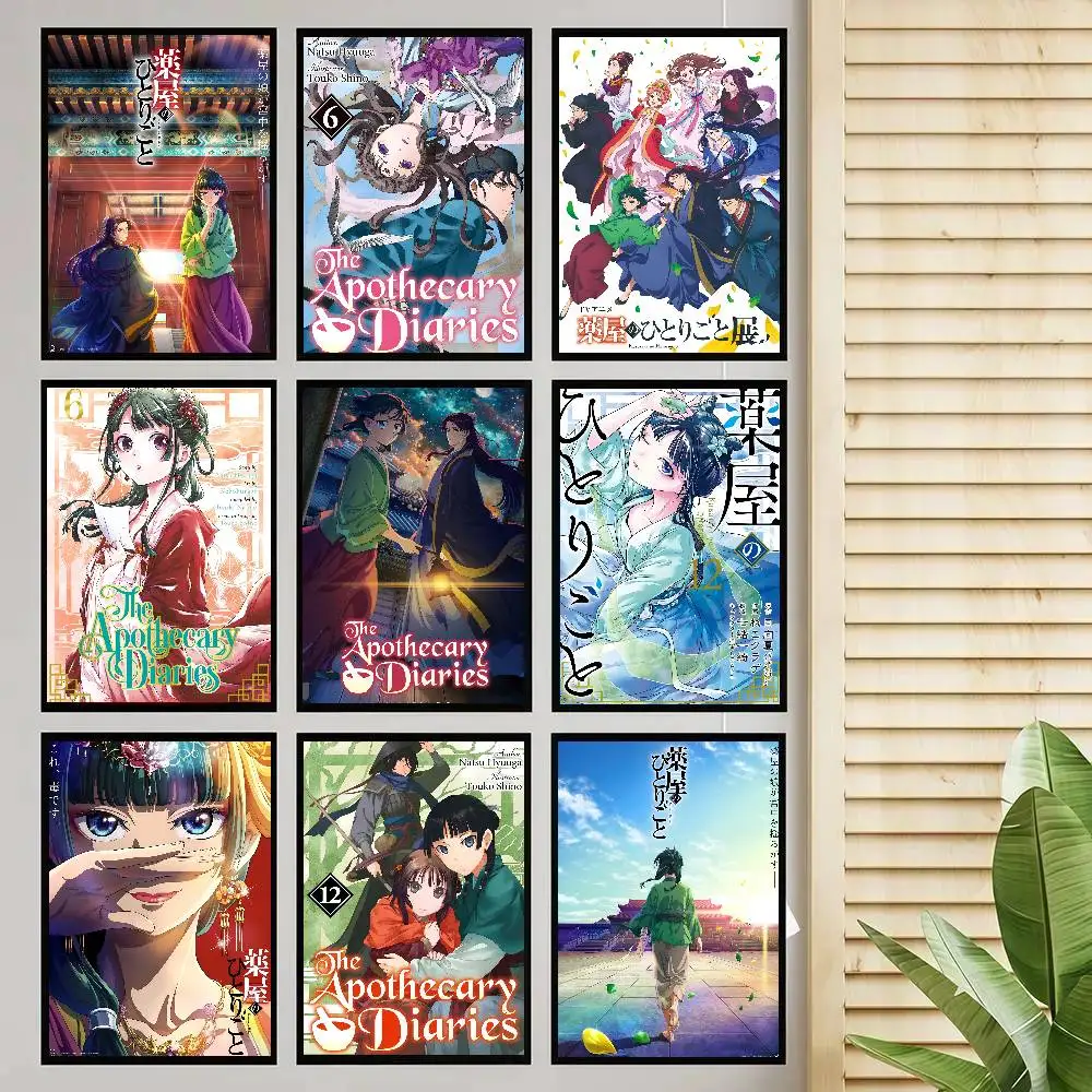 Anime The Apothecary Diaries Poster Self-adhesive Art Room Entrance Restaurant Wall Decor Art Painting