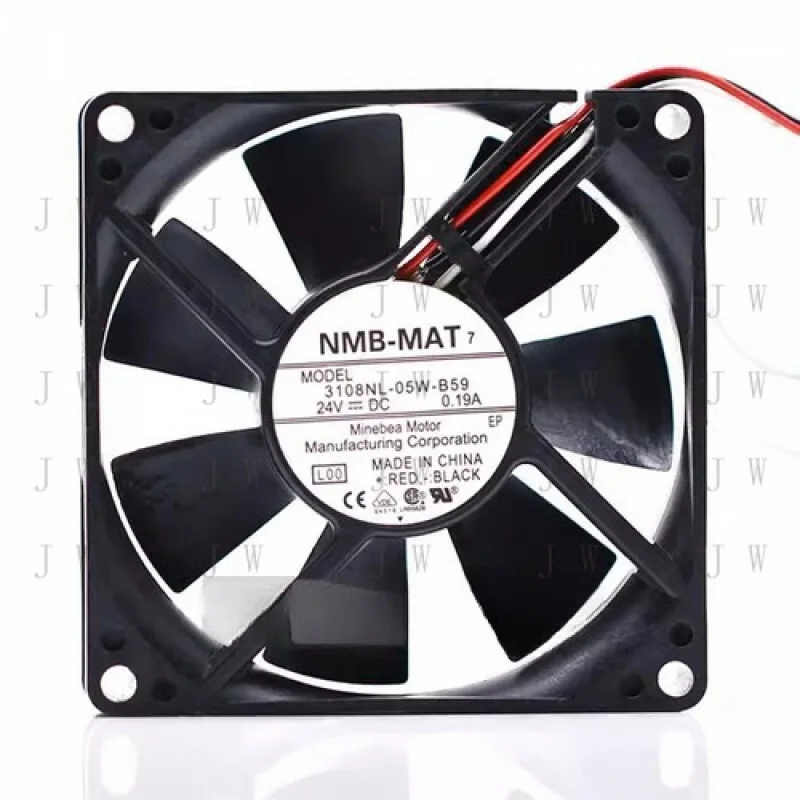 

DDZ for NMB 3108NL-05W-B59 8020 DC24V 0.19A 8CM 3-Wire Inverter Cooling Fan