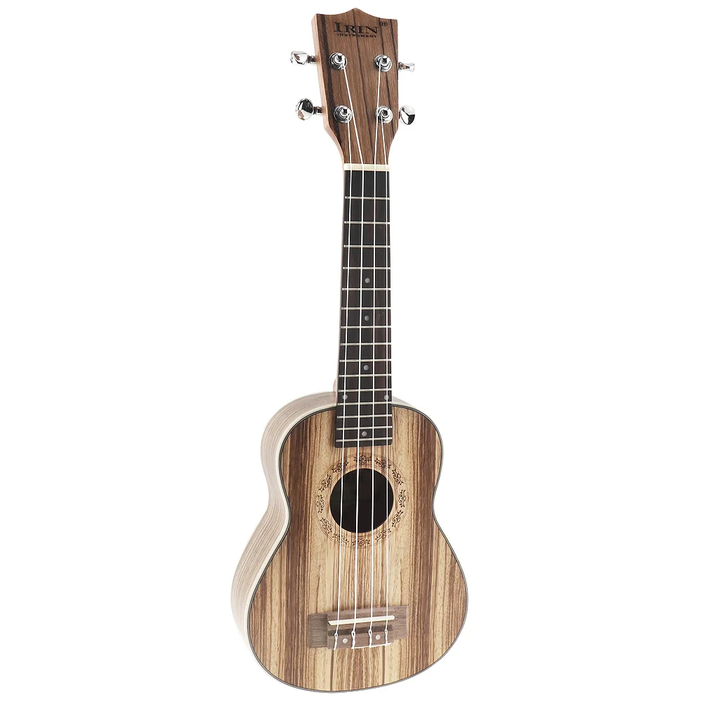 21 Inch Soprano Ukulele Zebra Wood Four Strings 15 Fret  Guitar Ukelele Musical Stringed Instrument