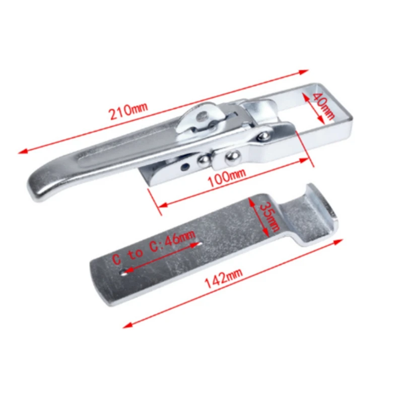 NCSMT RV Accessories RV Trailer Handle Lift Gate Latch Door Panel Latches Box Latches Galvanized Steel Material for Motorho