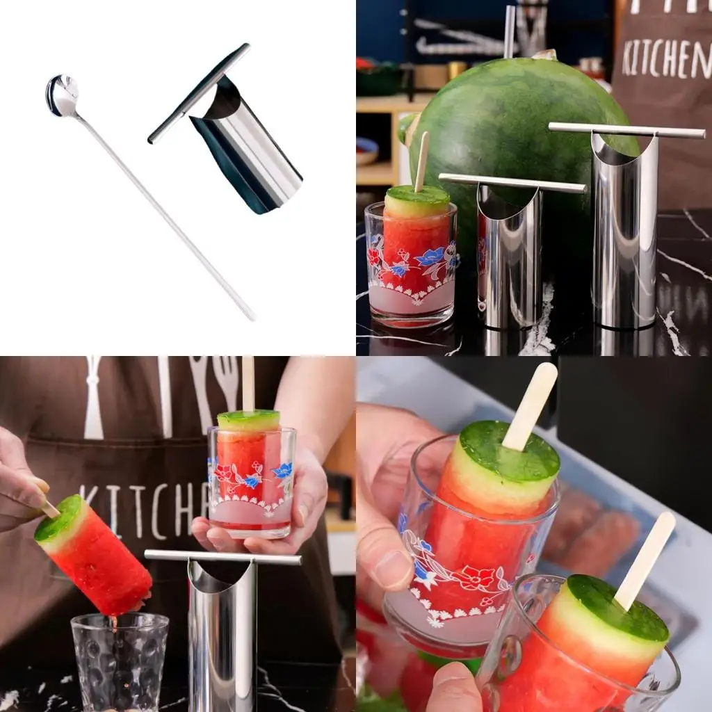  Practical Fruit Slicers Watermelon Cutter Watermelon Punchers Watermelon Cutting Tool Watermelon Coring Device for Fruit