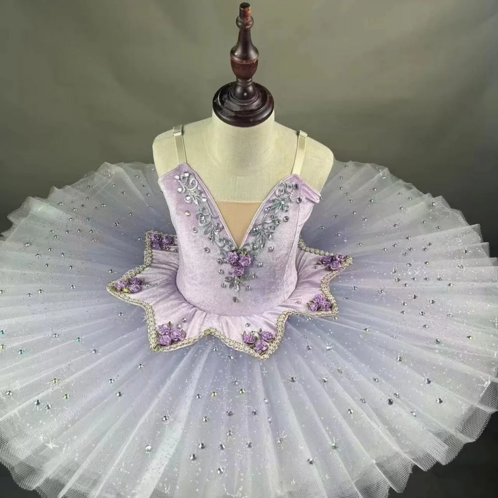 Purple Professional Ballet Tutu Dress Girls Ballet Skirts Adult Women Ballerina Party Ballet Dance Costumes Girl Adults