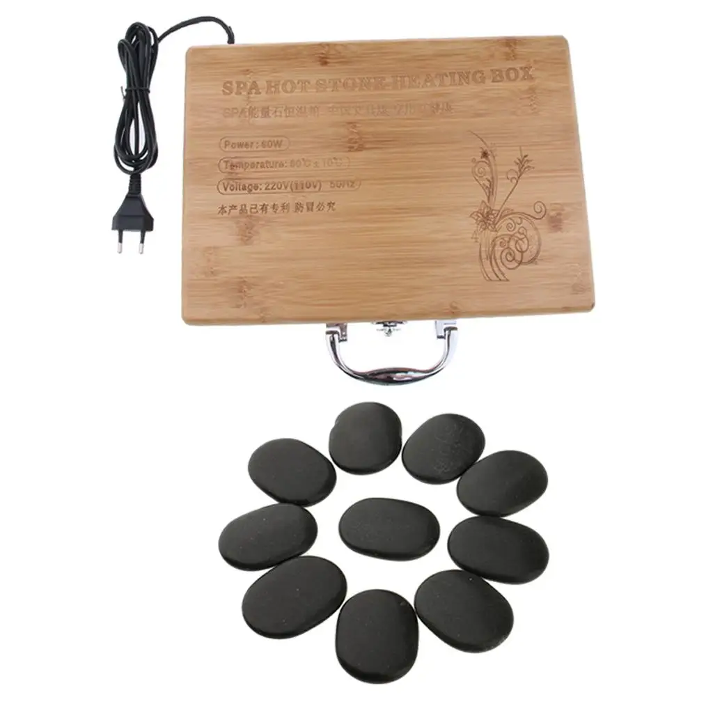 

Massage Stone Warmer High Quality Basalt Stones Electric Massager for Body Relaxation Hot Stone Massage Set
