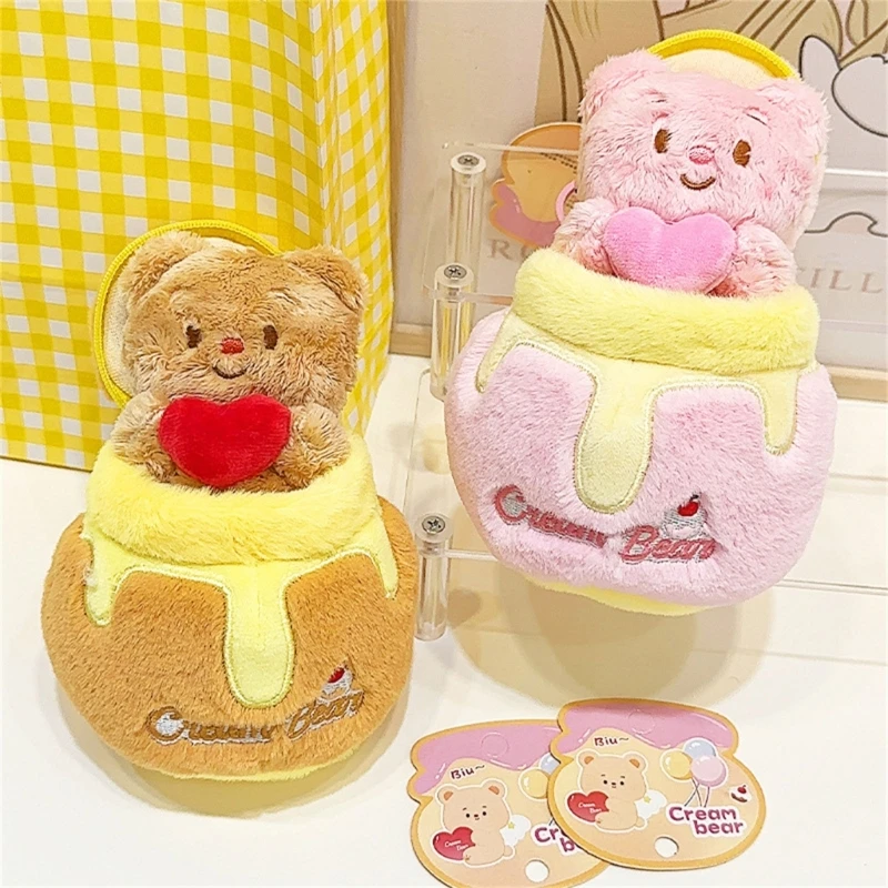 Sweet Bear and Jar Toy Kindergarten Gift Giveaway Teacher Student Award For Boys Girls Wallet Bag Accessories