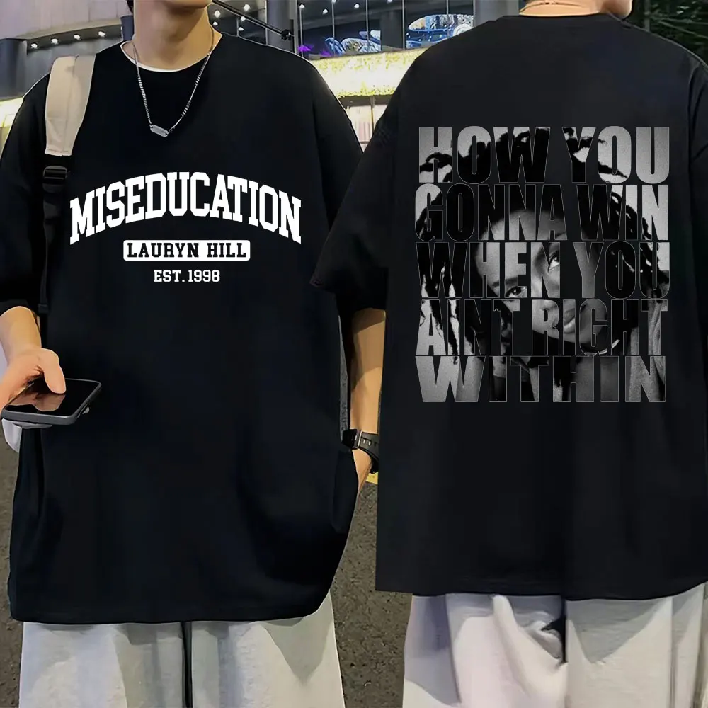 

Lauryn Hill The Miseducation Retro T-Shirt - Vintage Hip-Hop Aesthetic, Iconic R&B Album Merch for Music Lovers & Nostalgic Fans