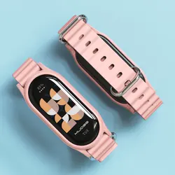Silicone Watch Band for Mi Band 9 Strap Waterproof Wristband Replacement for Xiaomi Miband 9 Correa