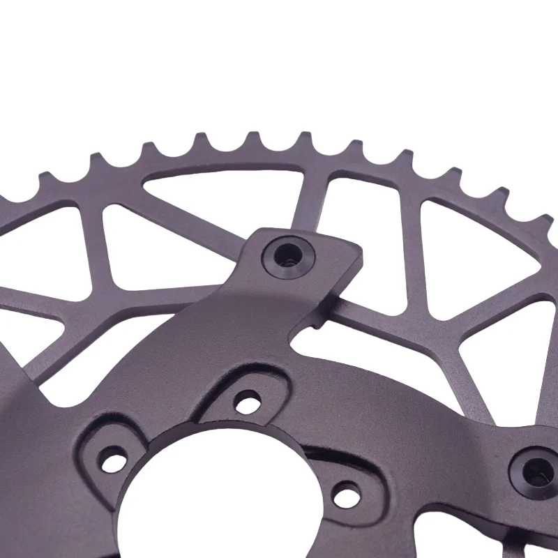 GUSTAVO Electric Bicycle Mid Motor Chainring 130BCD To BAFANG BBSHD G320 M625 48V 1000W Motor 52T Aluminum Chain ring