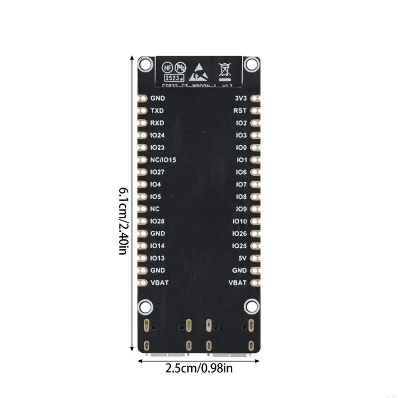 Placa desenvolvimento c5 2.4ghz 5ghz wifi 6 bluetooth-compatível tamanho pequeno adaptador comunicação programação