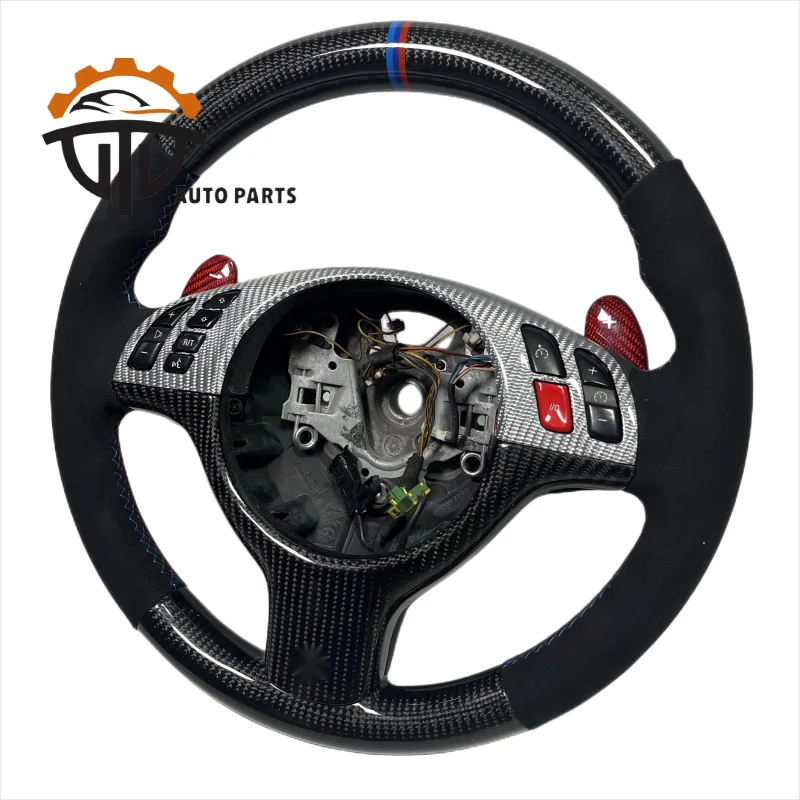 Customsized Auto Car Parts Steering Wheel With Perforated Leather Fit For bmw E60