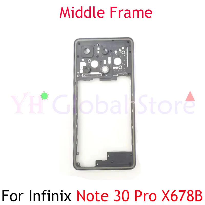 Middle Frame For Infinix Note 30 Pro X678B X678 Middle Frame Housing Bezel Repair Parts