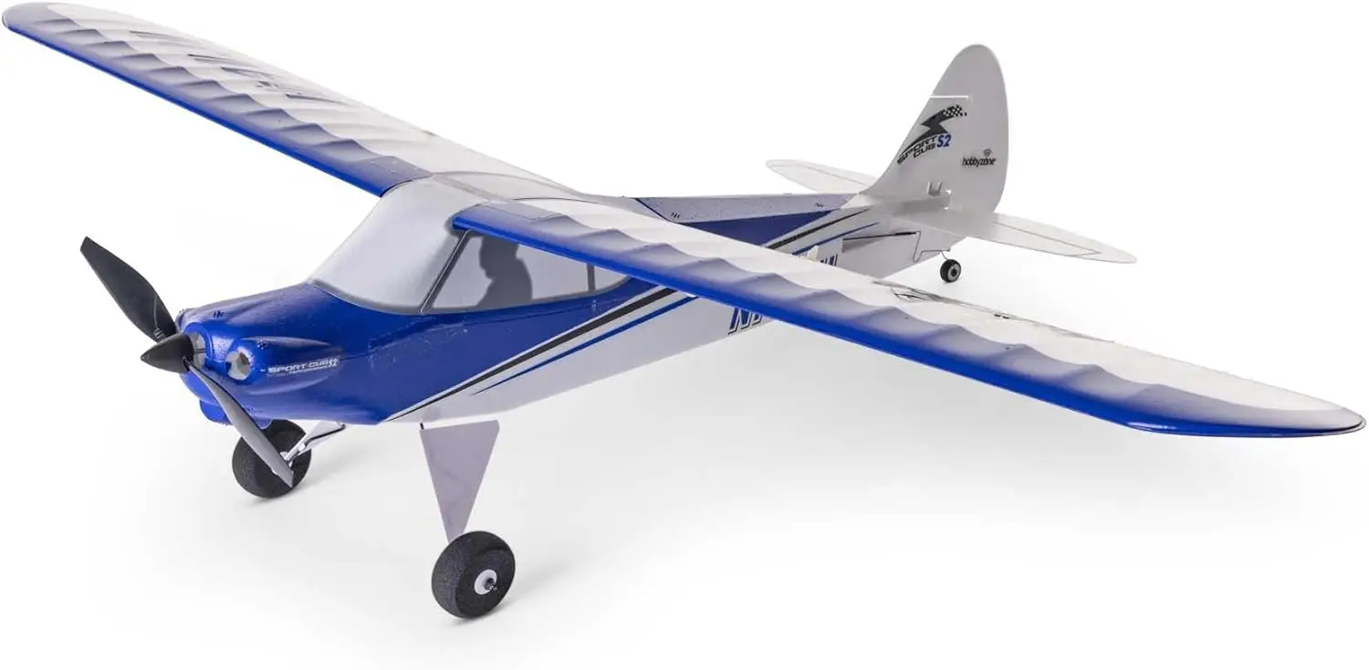 RC Airplane Sport Cub S 2 615mm RTF White Blue Includes Everything Needed to Fly Safe Technology HBZ444000
