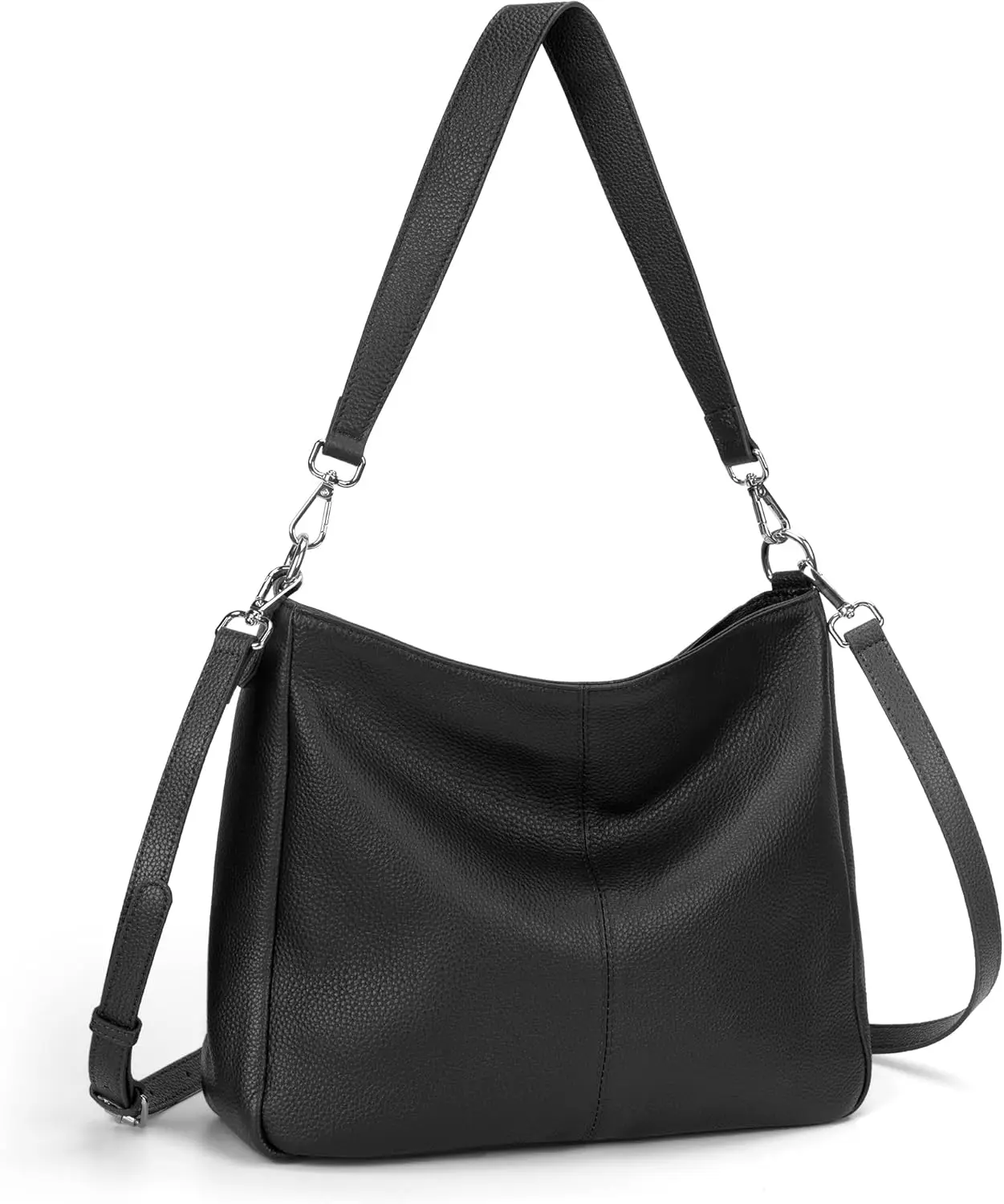 

Genuine Leather Hobo Bags for Women, Shoulder and Crossbody Bag with Adjustable Straps