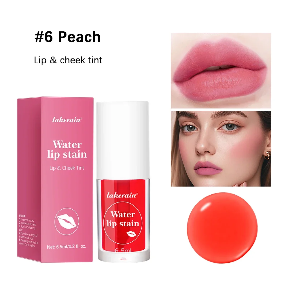

Fruity Water Lip Tints Stain Lipstick Waterproof Lip Resistant Tint for Lips Makeups 24 Hours Water Resistant Lipsticks Cosmetic