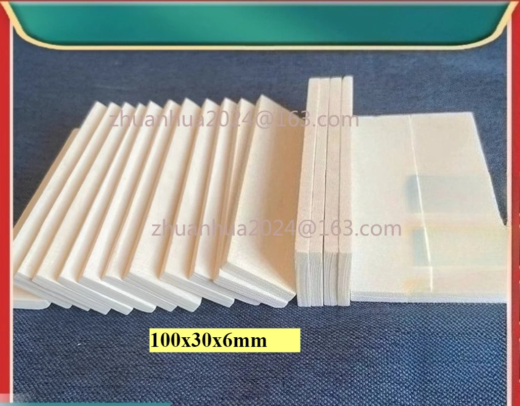 

10pcs Buffalo Bovine Bone Knife Handle Scales Slabs DIY Carving Material 100x30x6mm