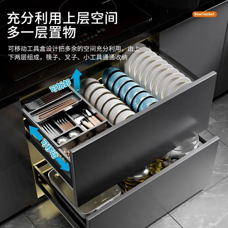 30 35cm depth shallow cabinet kitchen cabinet pull basket stainless steel shallow size double drawer dishbasket damping