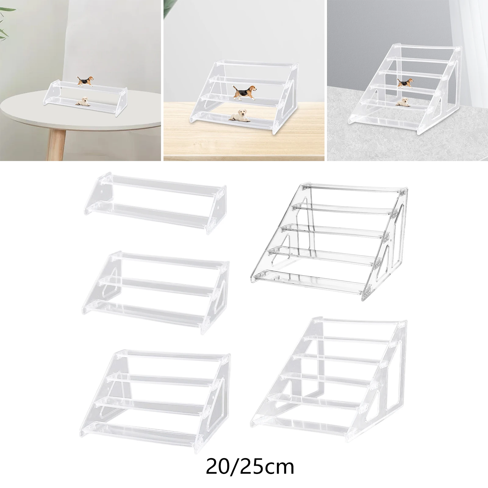Große Acryl Riser Cupcake Stand klar Acryl Display Riser Regal praktisch für Parfüm Puppen Einzelhandel Vitrine Display Figur