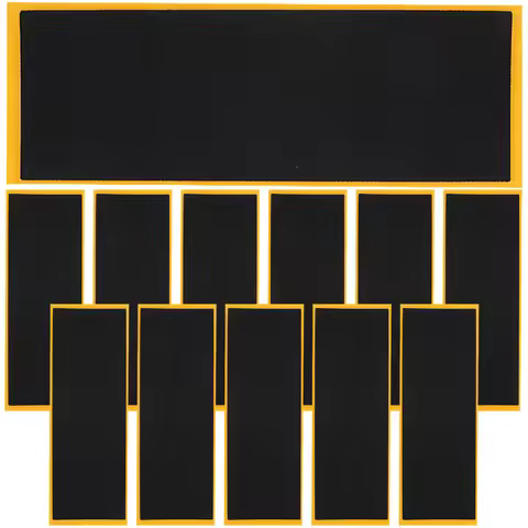 12 Pcs Finger Skateboard Stickers Grip Tape Deck Duct Bar Foam for Fingerboards