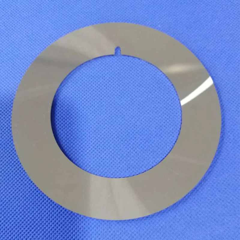 Customized Tungsten Carbide Blade Half section Knife Lithium Battery Separator Continuous Slitting Machine Blade