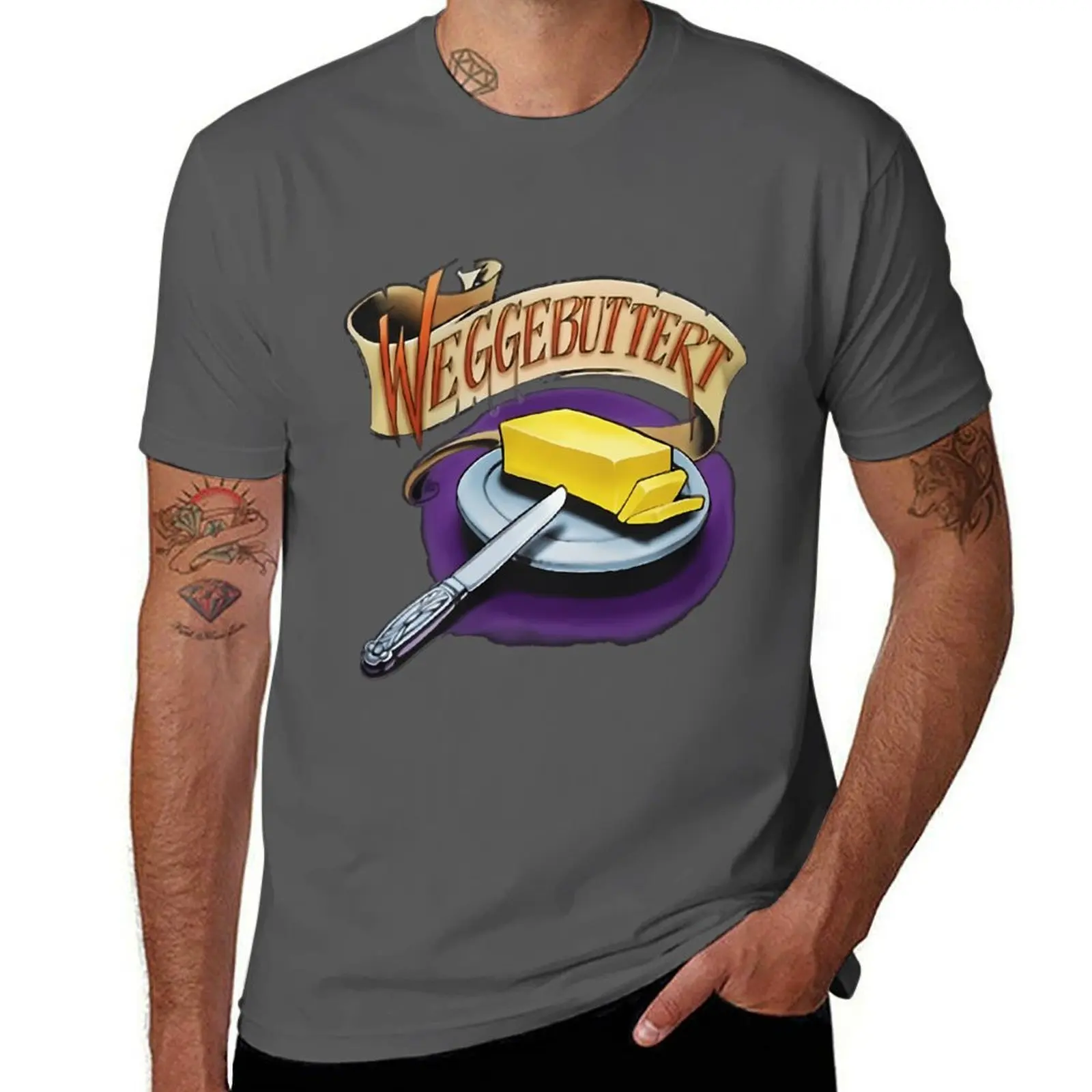 

Weggebuttert T-Shirt Holiday All Match T-Shirt