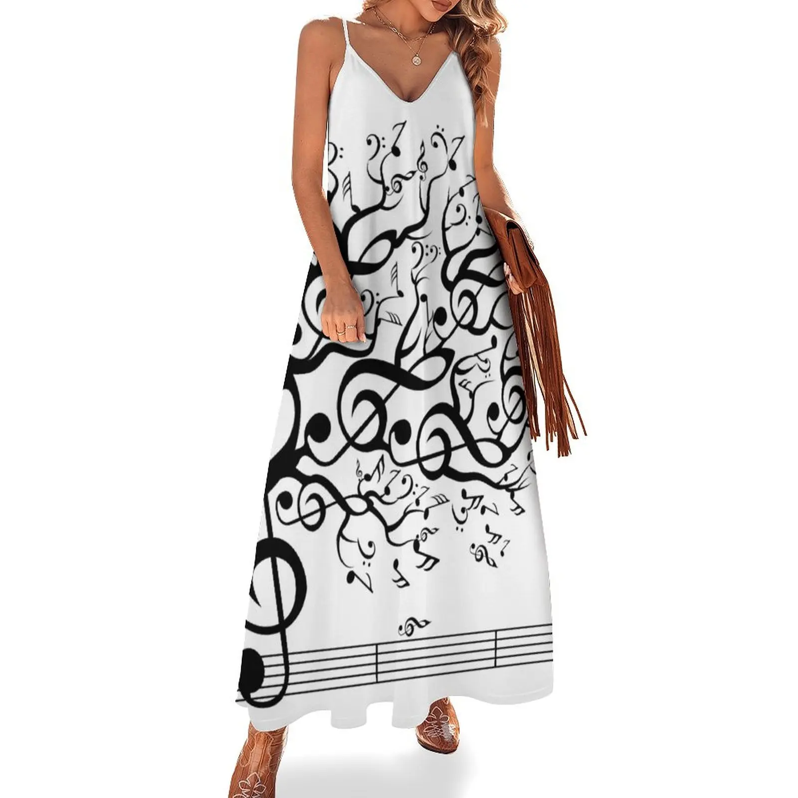 

The Sound of Nature In Motion Sleeveless Dress prom clothes summer dress womens 2024 Elegant gowns