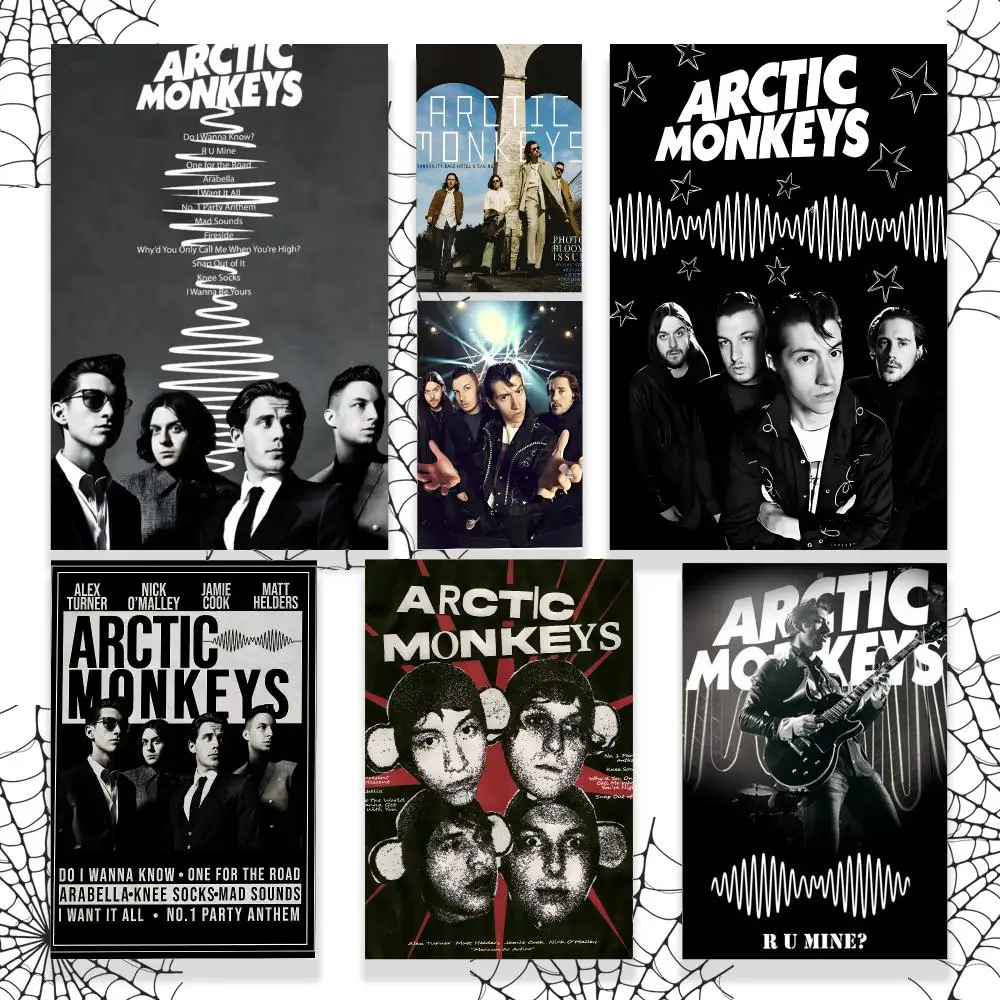 Band A-Arctic Monkeys Poster Graphic Wall Art Poster HD Waterproof PP Paper Print for Bedroom Living Room Office Decor Gift