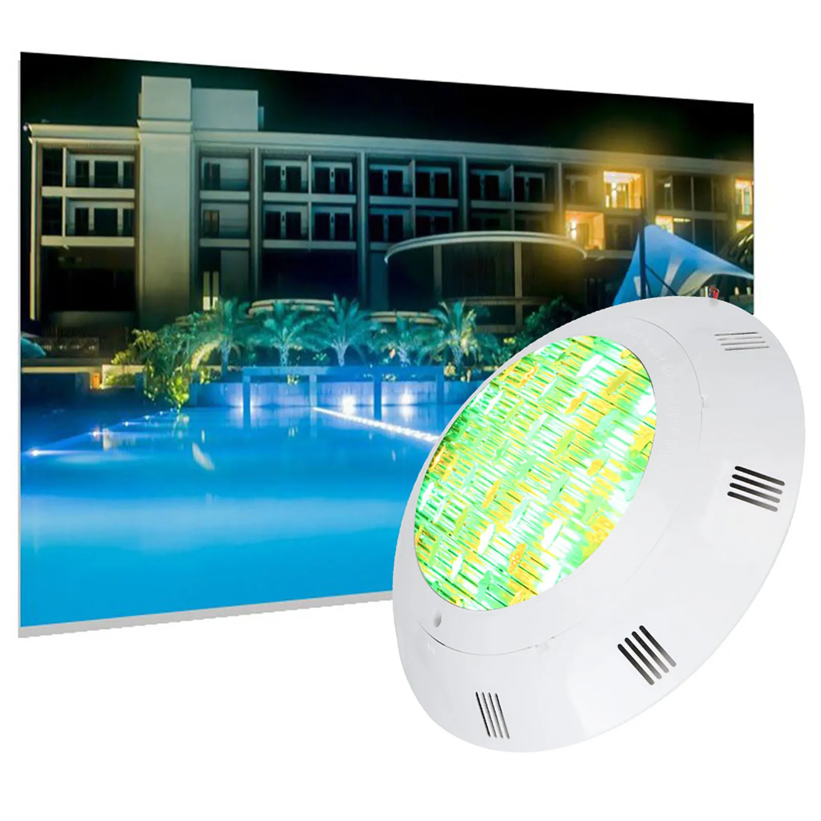 

AC12V 72W 360LED Waterproof Pool Light Multicolor RGB Underwater Lamp with Remote Control Underwater Light LED Underwater Light