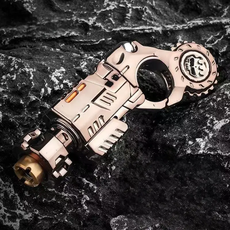 ​​Cool Metal Agent Pistol Fidget Toy - Stress Relief Shooting Desk Gadget for Office Travel Anxiety Relief Fun Birthday Gift​