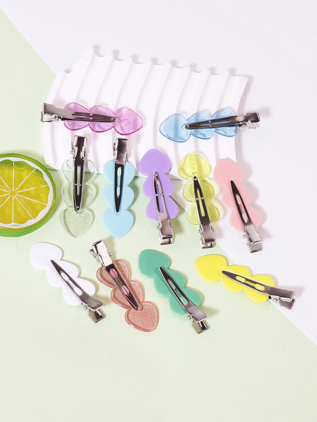 6pcs seamless hair clips without bends makeup styling hair clips women's and girls' hairstyle tools Special for real hair wigs