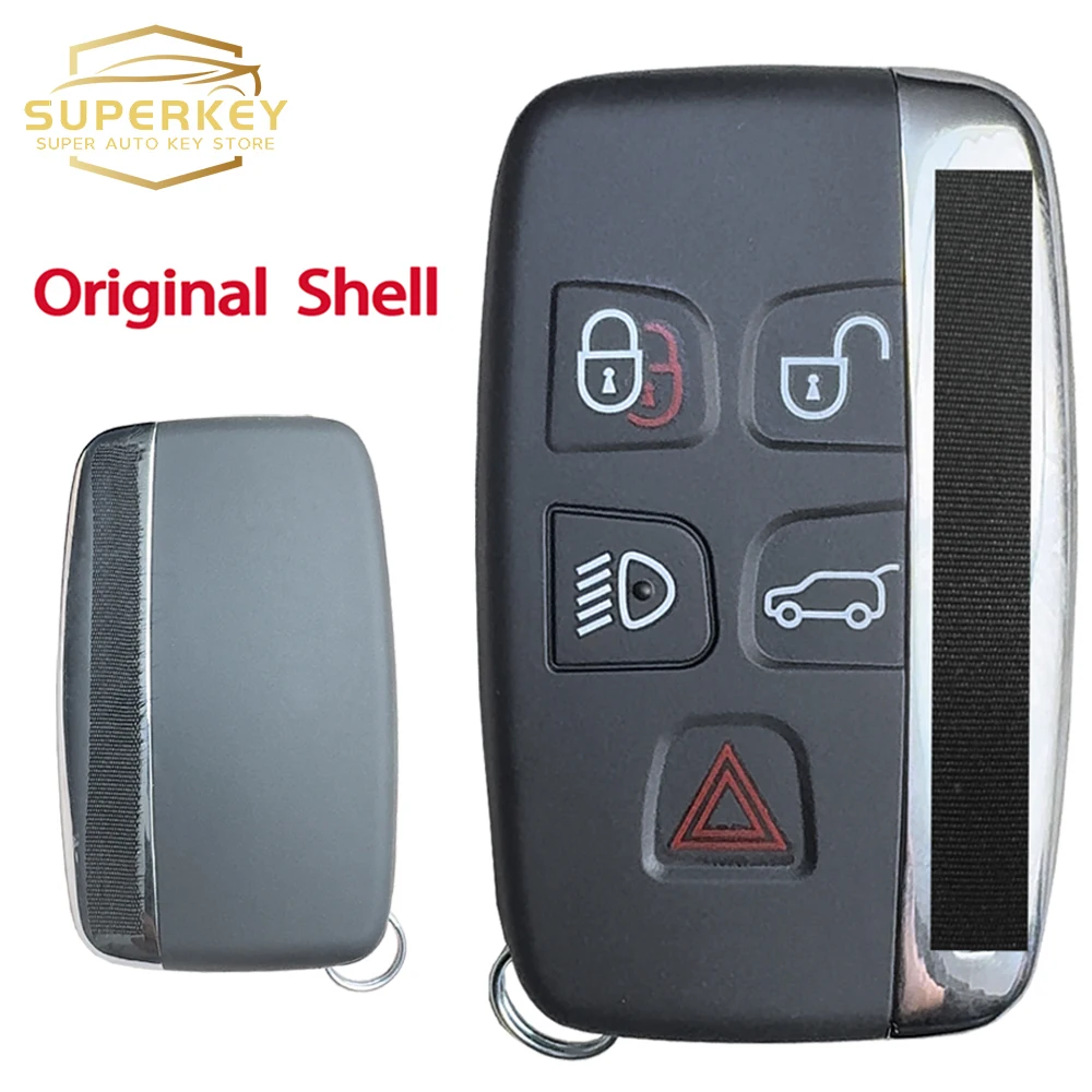 SUPERKEY Original OEM Car Key Case Shell Cover For Land Rover Range Rover Sport Evoque Discovery 4 LR2 LR4