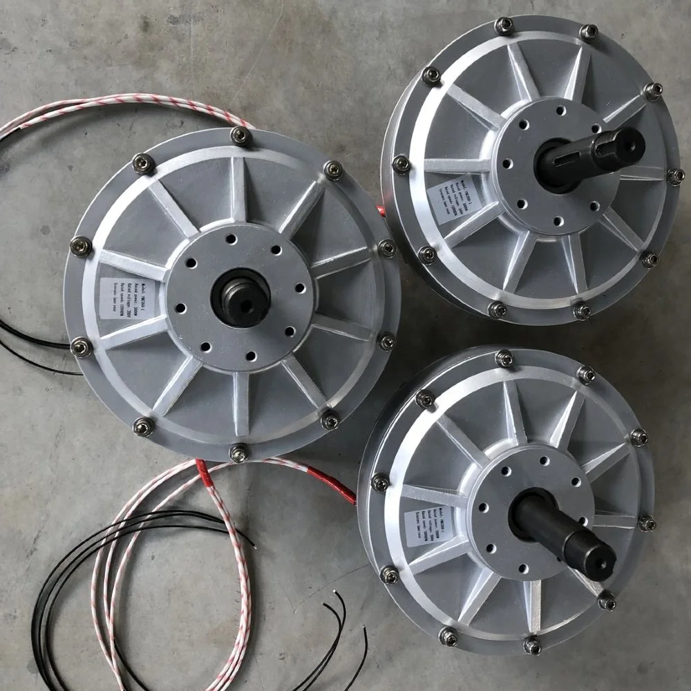 Gold seller 3000w 3kw 1200rpm 110v 220v 240v 380v Inner Rotor AC PMA PMG 3 Phase Low RPM Coreless Permanent Magnet Generator Alt