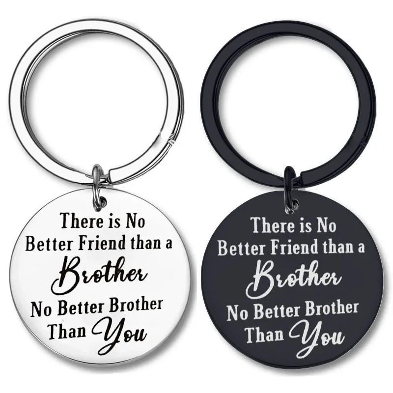 sibling keychain Brother Gift Funny Saying Gift for Younger Older Twin Sibling From Sister Cousin in Law Step